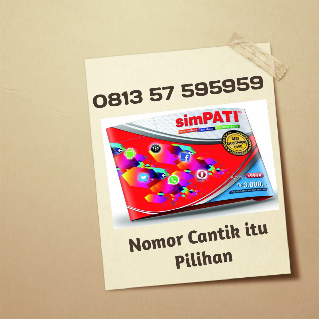 Jual 0813 57 595959 Simpati (TELKOMSEL) .