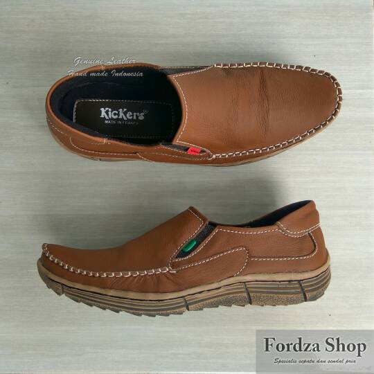 jual sepatu casual pria slip on kulit asli made jual sepatu casual pria slip on kulit asli made