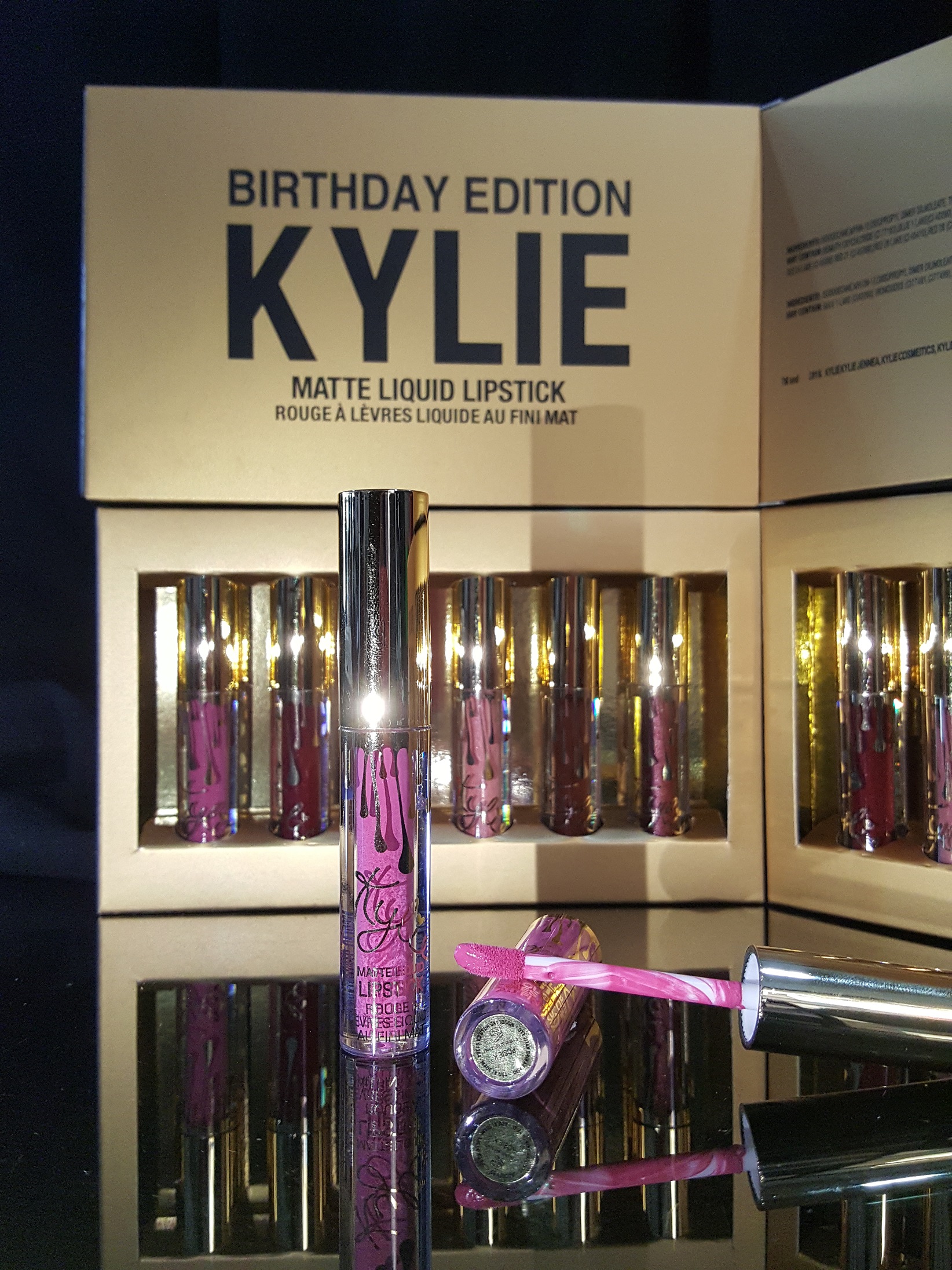 jual birthday gold box isi 6 matte liquid lipgloss jual birthday gold box isi 6 matte liquid lipgloss