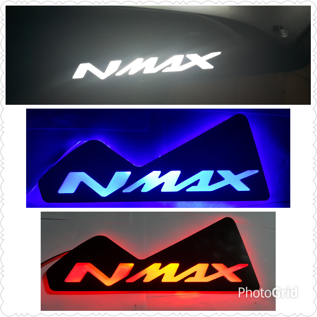 Jual BORDES INJAKAN KAKI NMAX AKRILIK LAMPU TULISAN N MAX 4