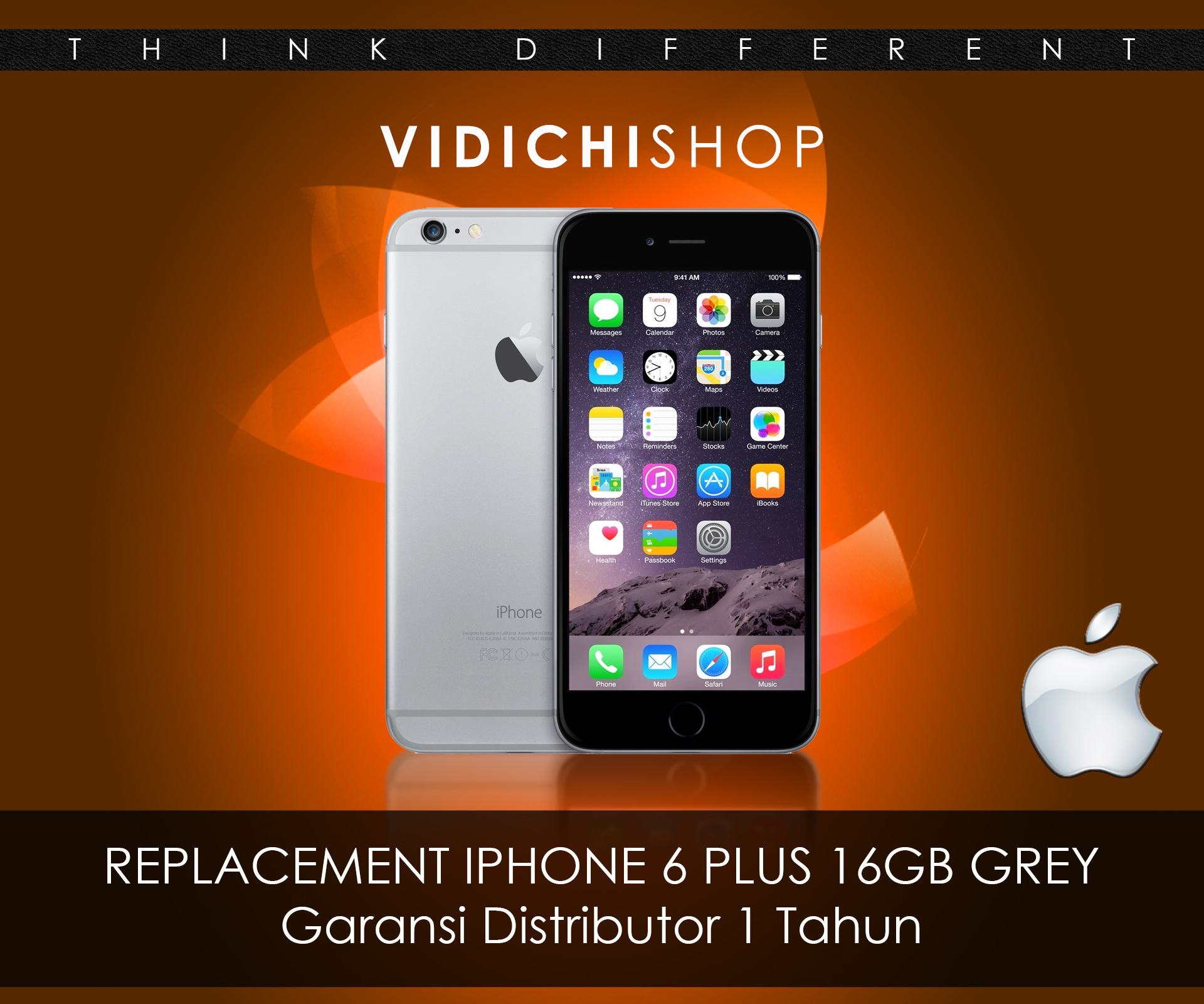 Jual REPLACEMENT Iphone 6 PLUS 16GB GREY Garansi Distributor 1 Tahun Jual REPLACEMENT Iphone 6 PLUS 16GB GREY Garansi Distributor 1 Tahun Vidichishop