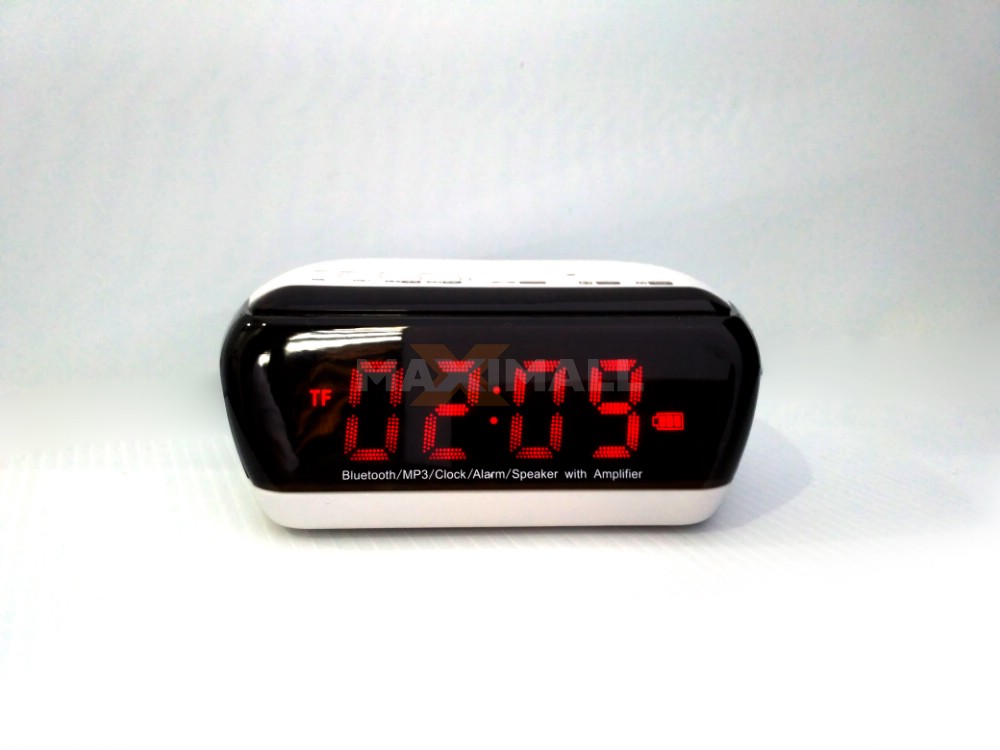 Portable Bluetooth Speaker with Radio, Clock, Alarm, Card Slot KD-67