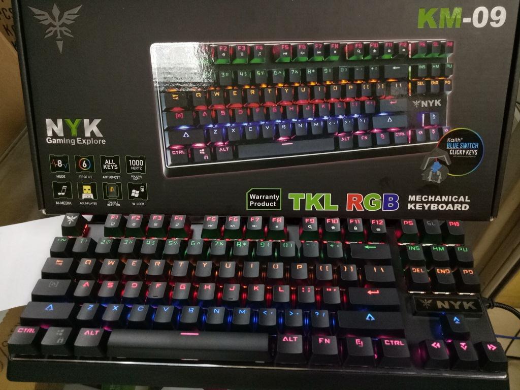 jual keyboard gaming mechanical nyk km 09 km09 blue switch kailh hans computer jual keyboard gaming mechanical nyk km 09 km09 blue switch kailh hans computer