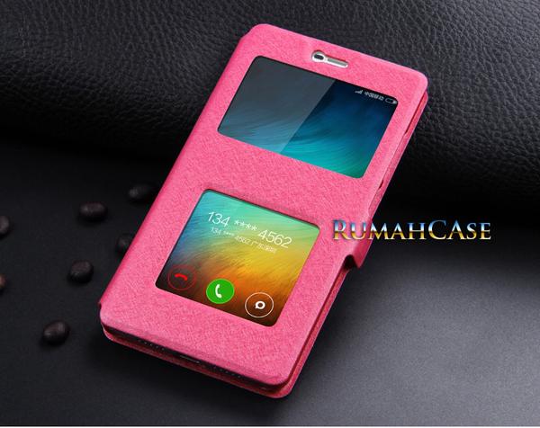 jual xiaomi redmi 3 pro flip cover dual view window with jual xiaomi redmi 3 pro flip cover dual view window with