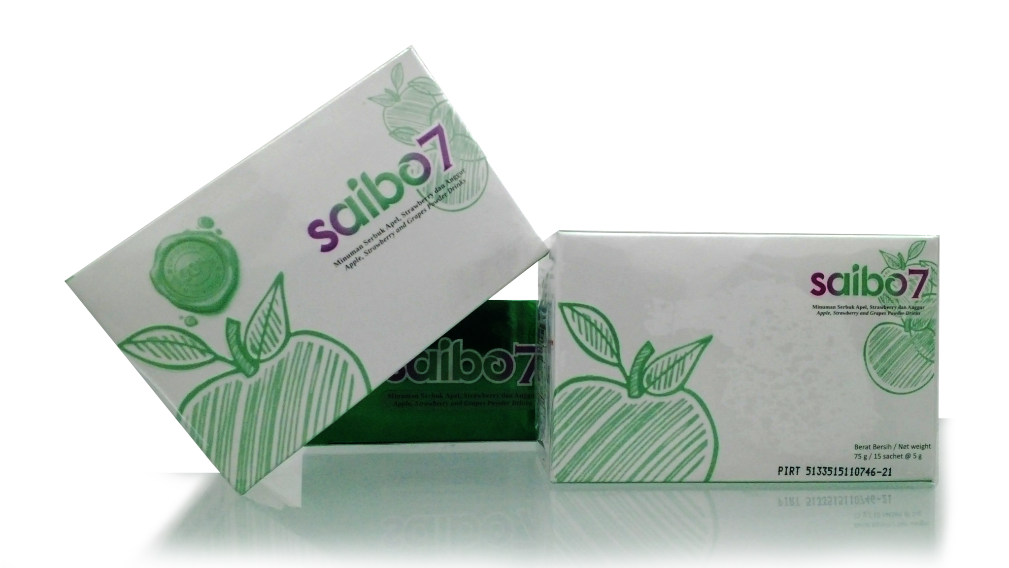 Jual Saibo7 Triple Stem Cell Apel Anggur Dan Strawberry KC