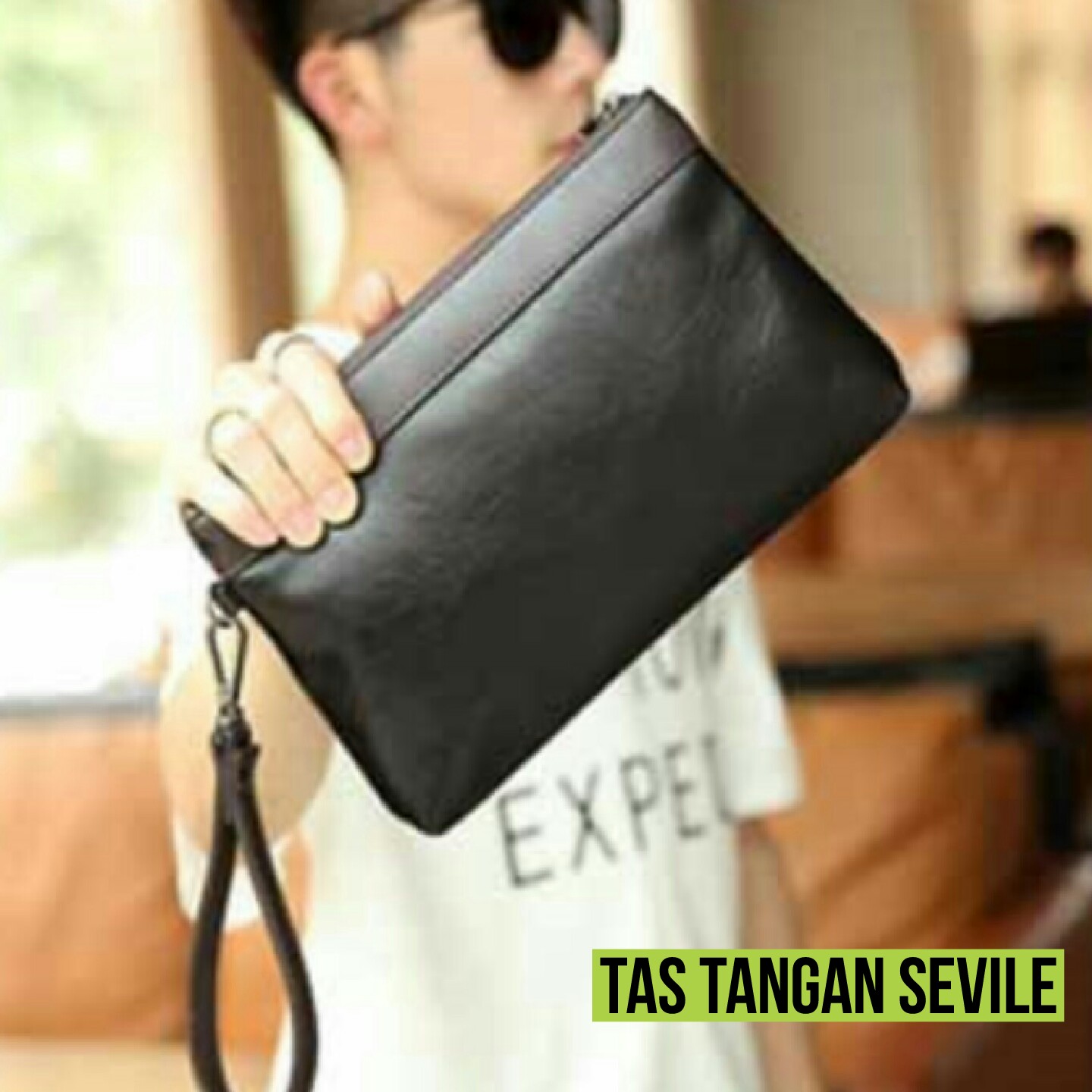Jual Tas Kulit Tangan Handbag Dompet Pria Import Alfarisi Tokopedia