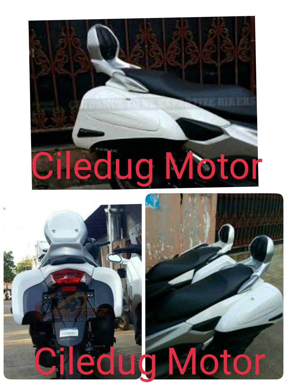 Jual Paket Promo Sidebox Model PCXBackrest Nmax Free DucktailC