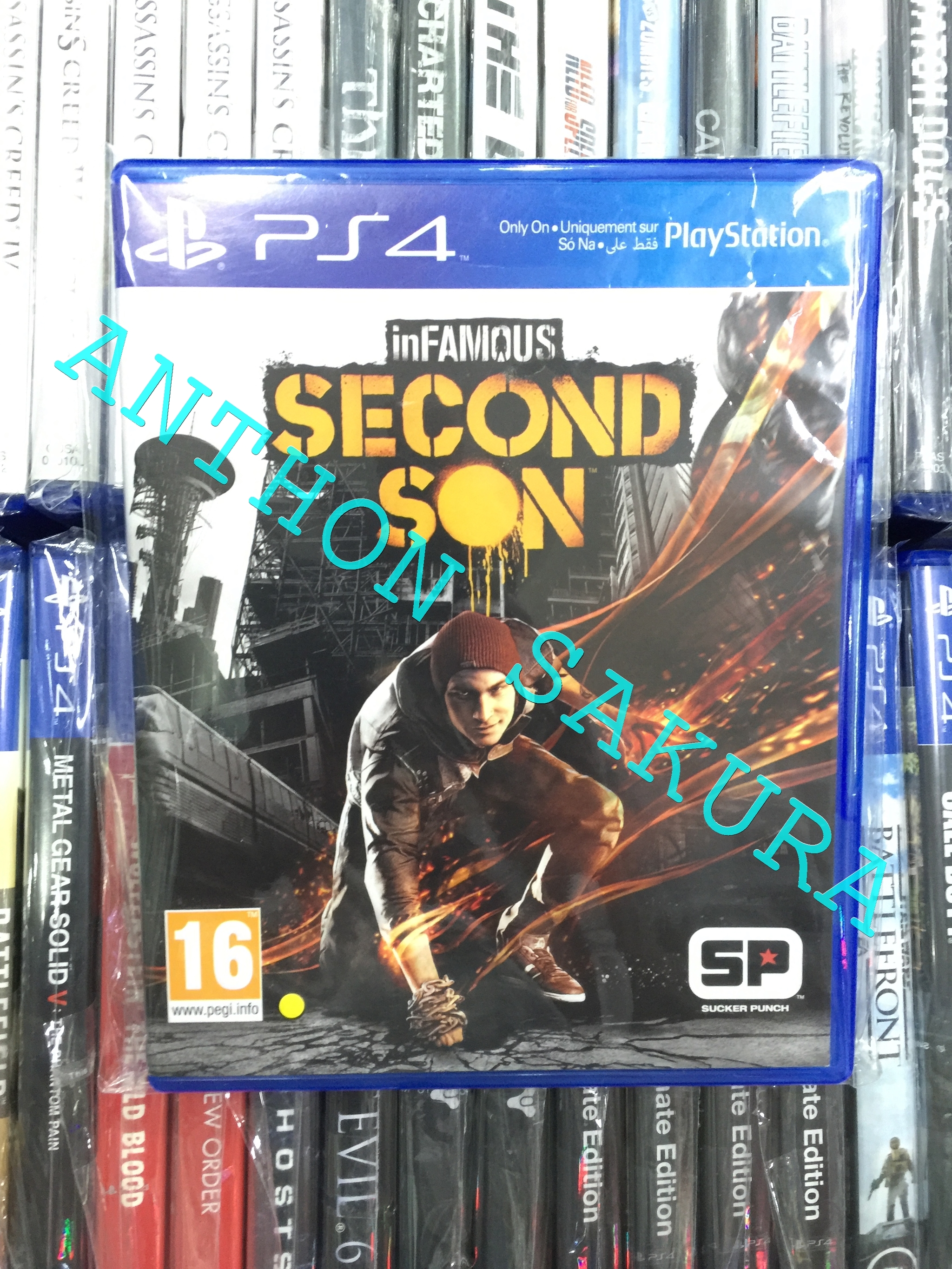 jual bd ps4 infamous second kaset disc anthon jual bd ps4 infamous second kaset disc anthon