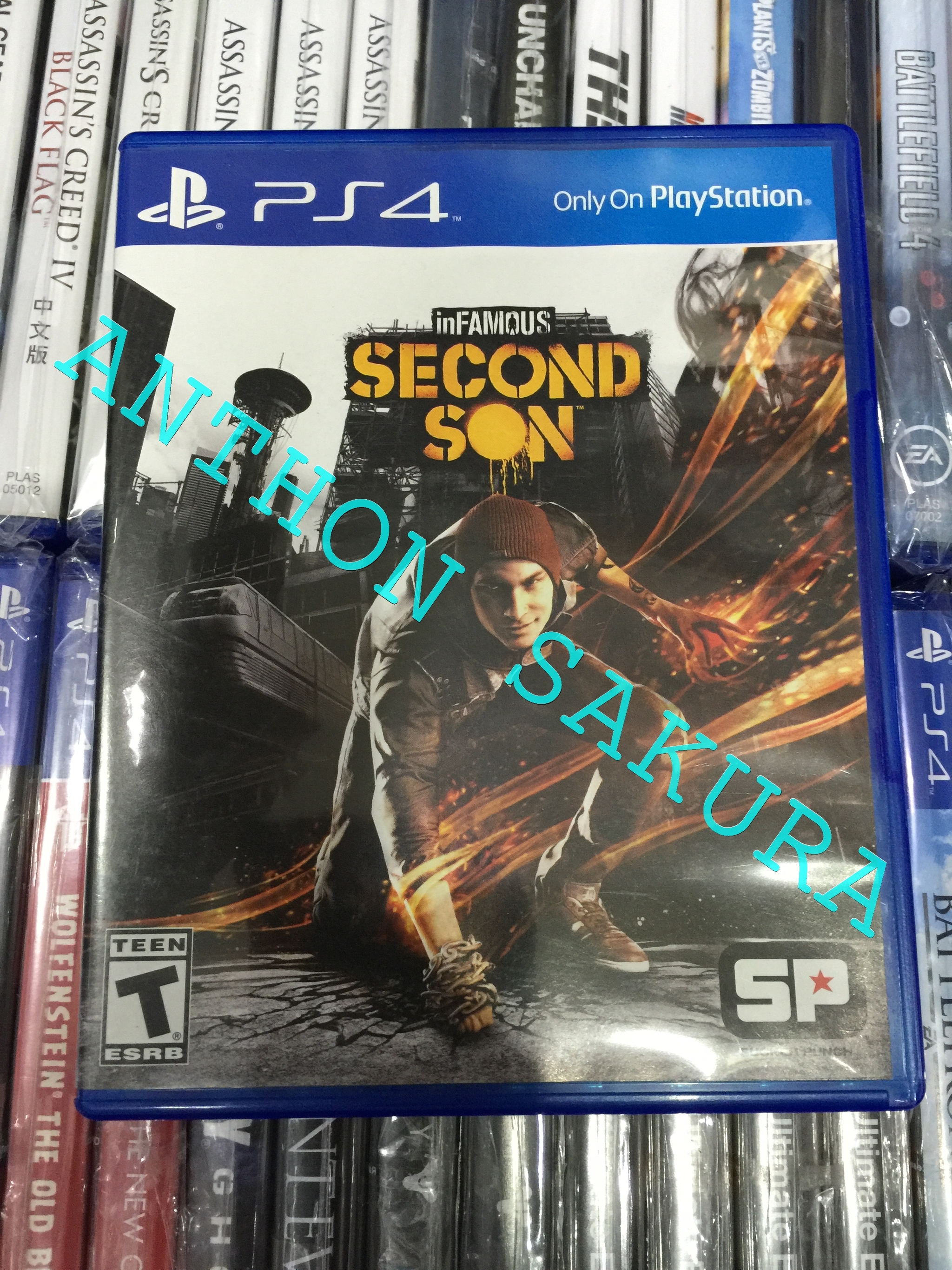 jual bd ps4 infamous second kaset disc jual bd ps4 infamous second kaset disc