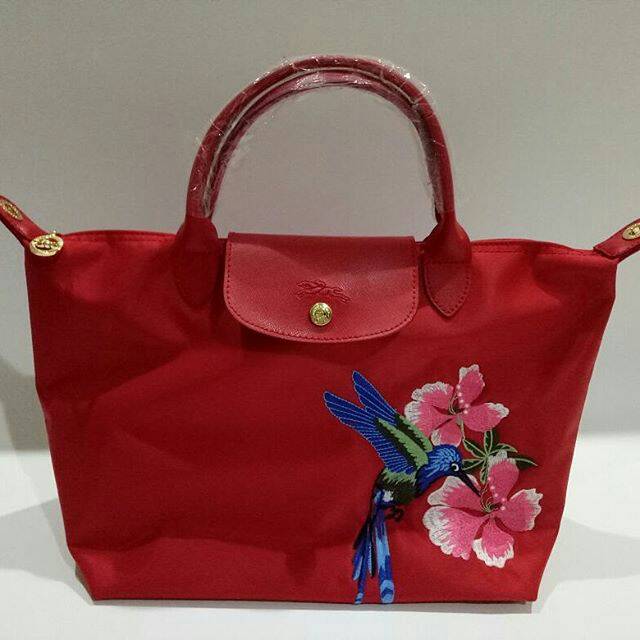 Longchamp Le Pliage Embroidered Longchamp Le Pliage Embroidered