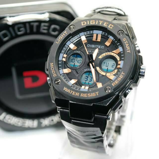 harga jam tangan pria digitec dg3036 rantai black original harga jam tangan pria digitec dg3036 rantai black original