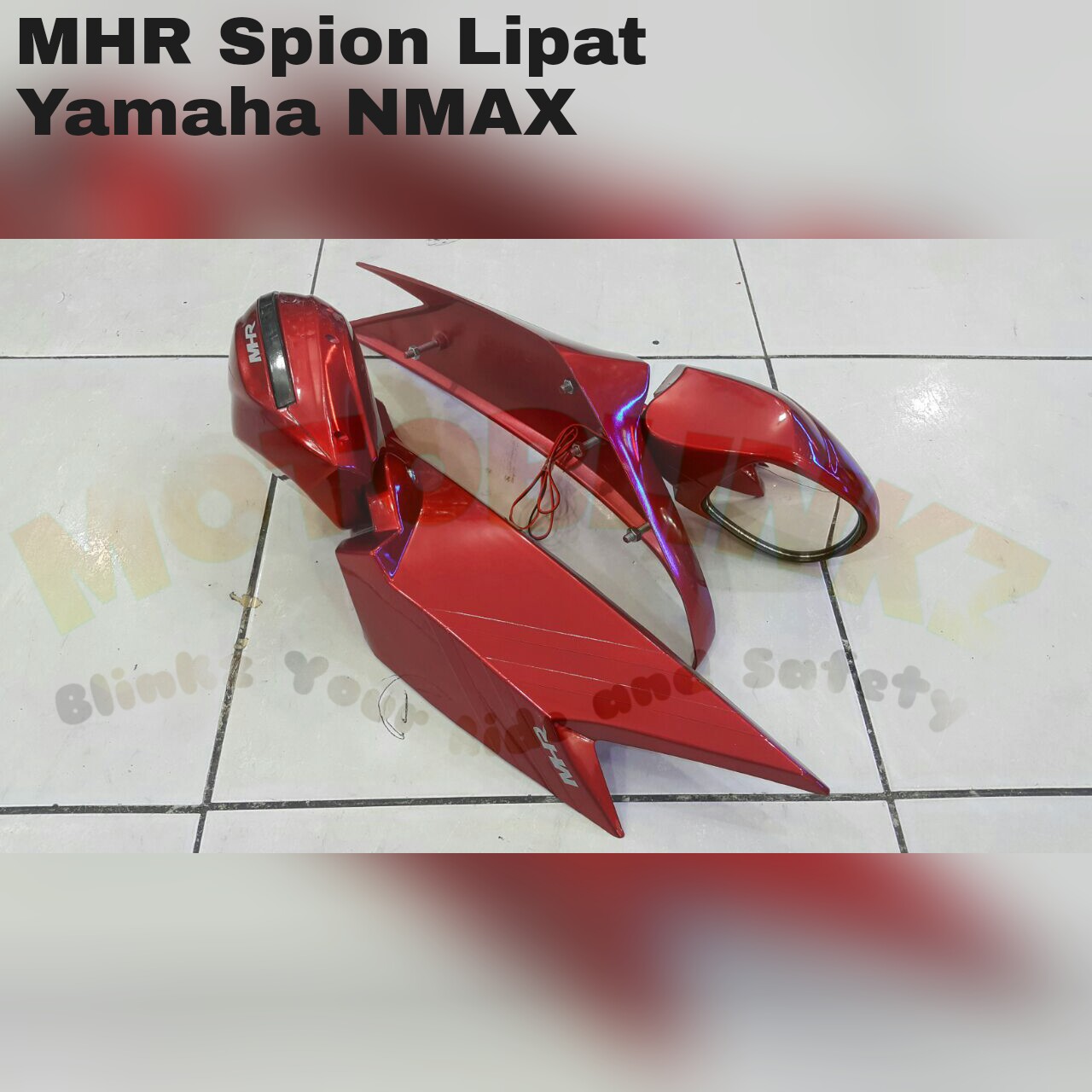 Jual MHR Spion Lipat Plastik ABS Yamaha NMAX MOTOBLINKZ Tokopedia