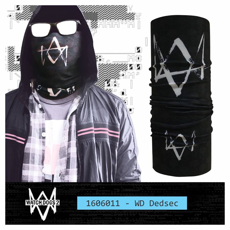 Ck Bandana 1606011 Buff Masker Multifungsi Motif Watch Dog .