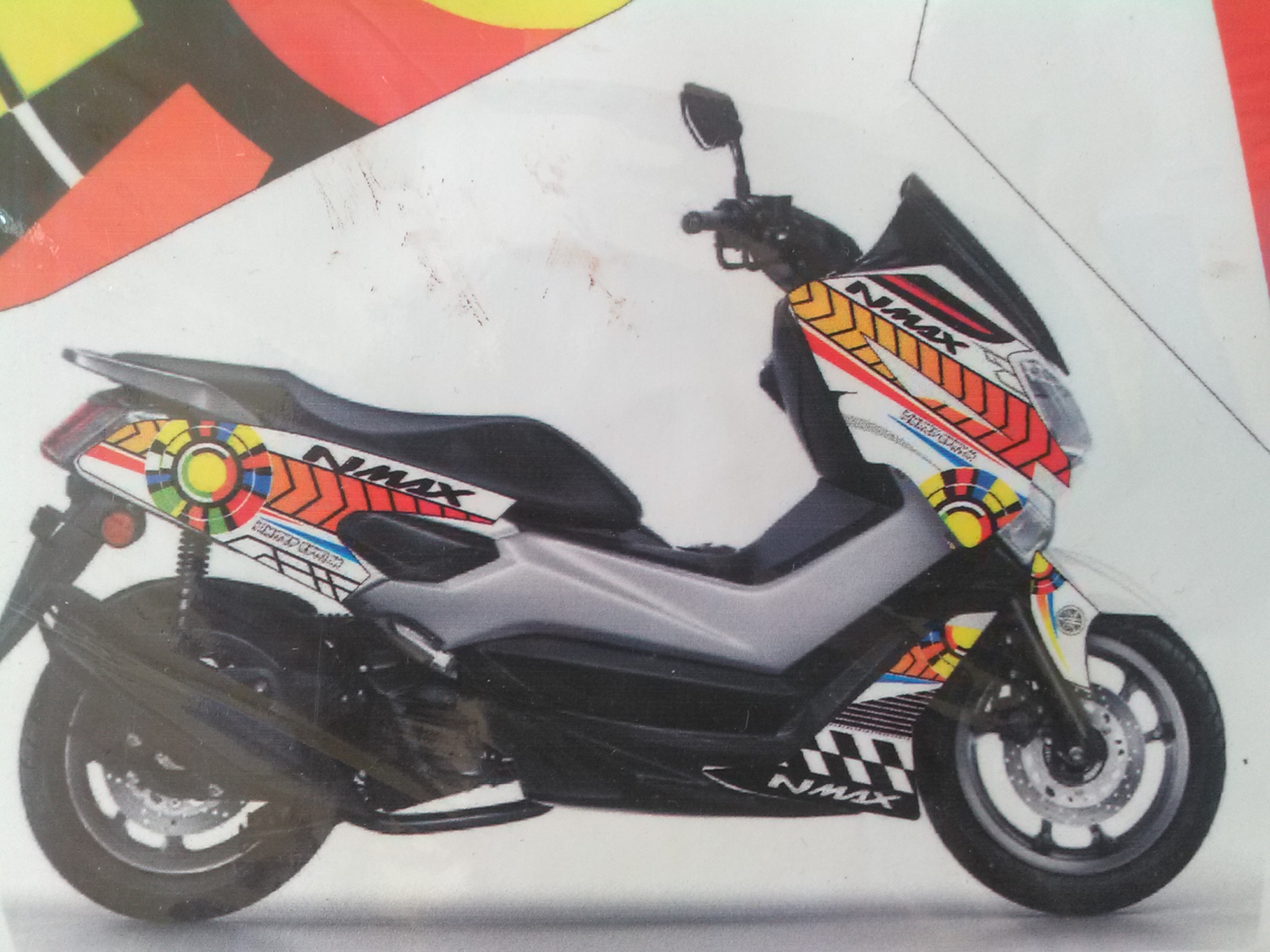 Jual STRIPING STICKER VARIASI YAMAHA N MAX Aneka Striping Motor