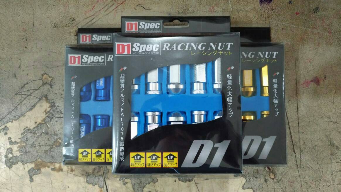 jual d1 spec racing lug nut baut velg mur balap 1 5 mm jual d1 spec racing lug nut baut velg mur balap 1 5 mm