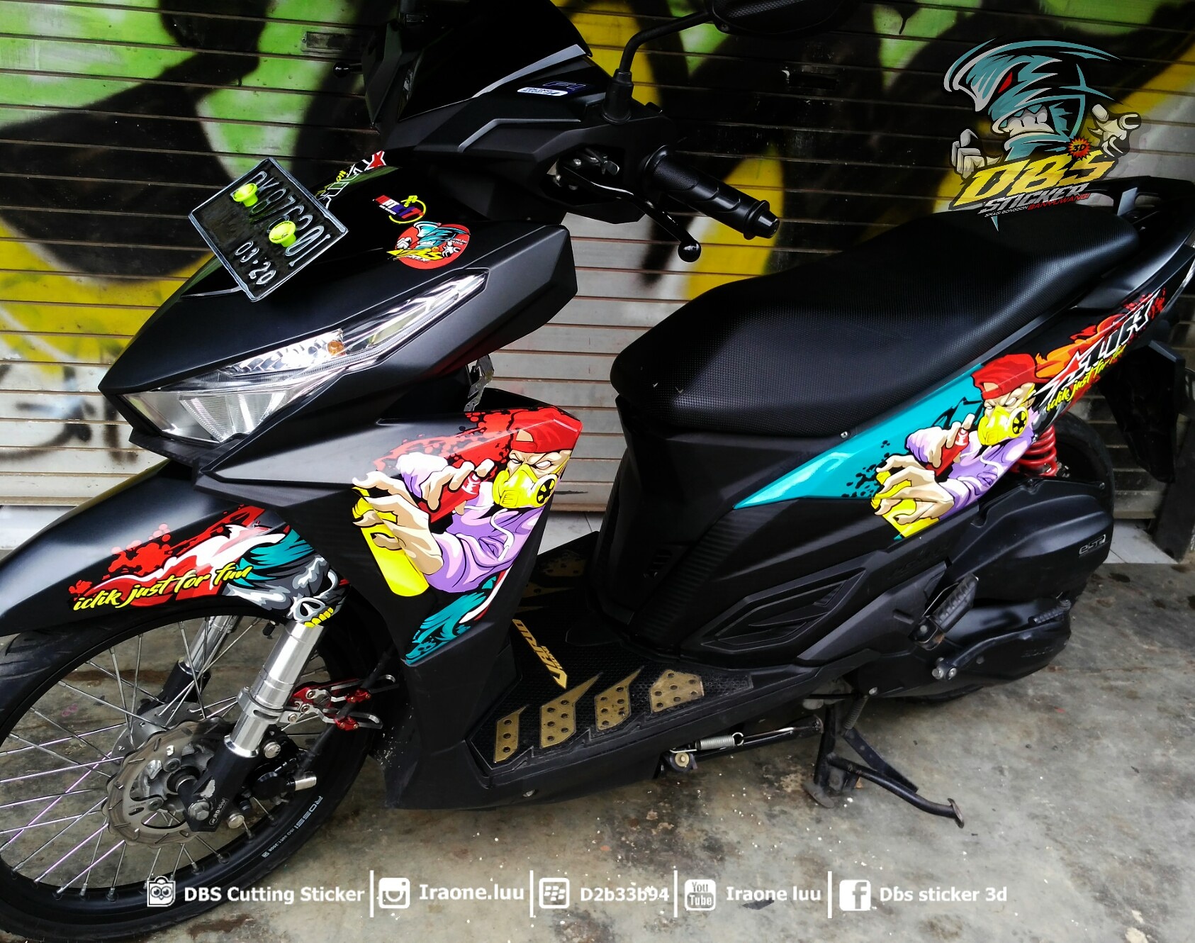 Modifikasi Vario 150 Cutting Sticker Kumpulan Modifikasi Motor Vario