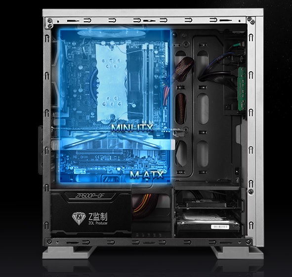 Jual CUBE GAMING VRED WHITE M ATX Full Acrylic Window cube gaming vred white m atx full acrylic window 1x12cm red led
