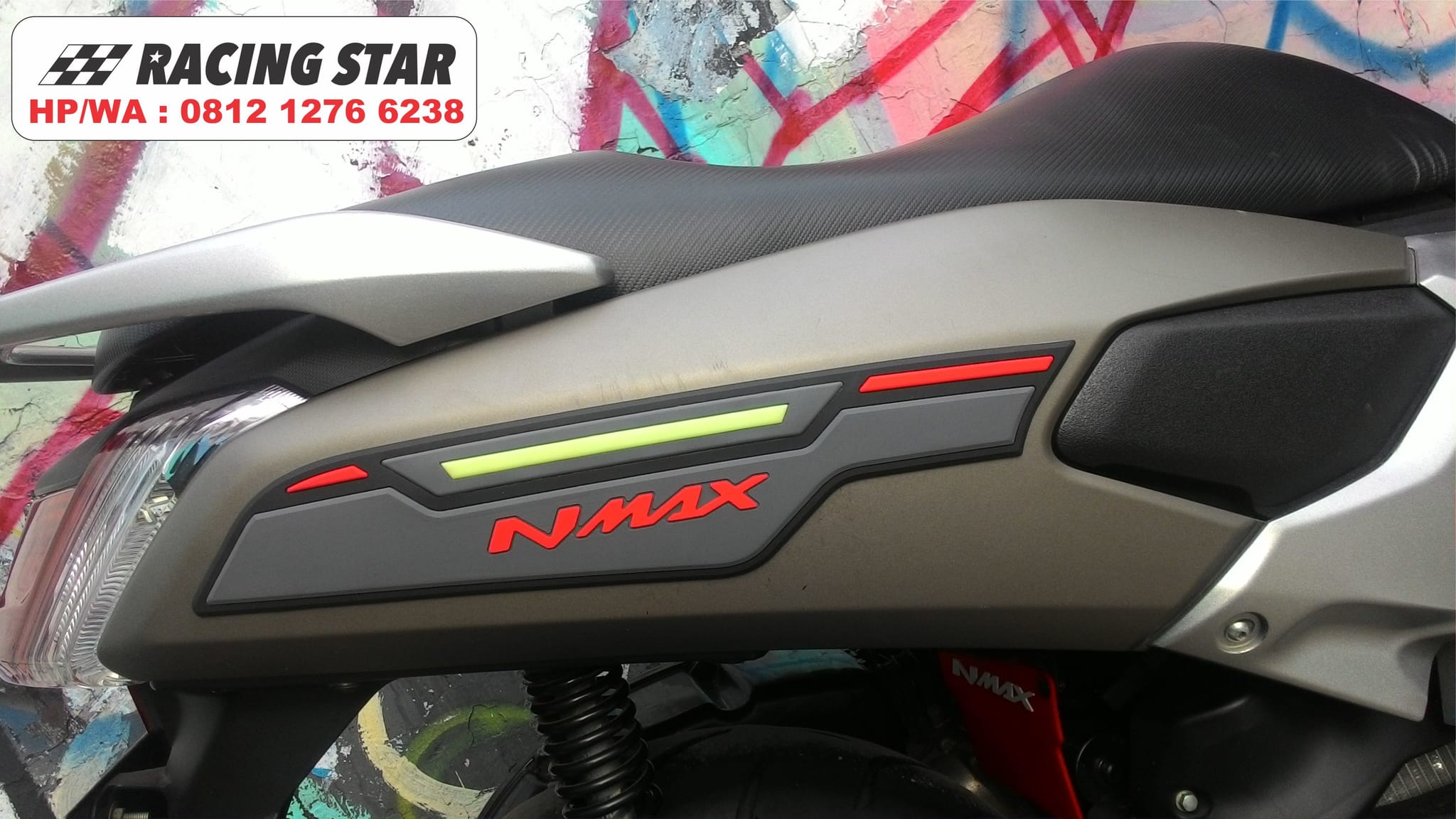 Jual SIDE BODY PROTECTOR LIGHT NMAX AKSESORIS NMAX LAMPU LED