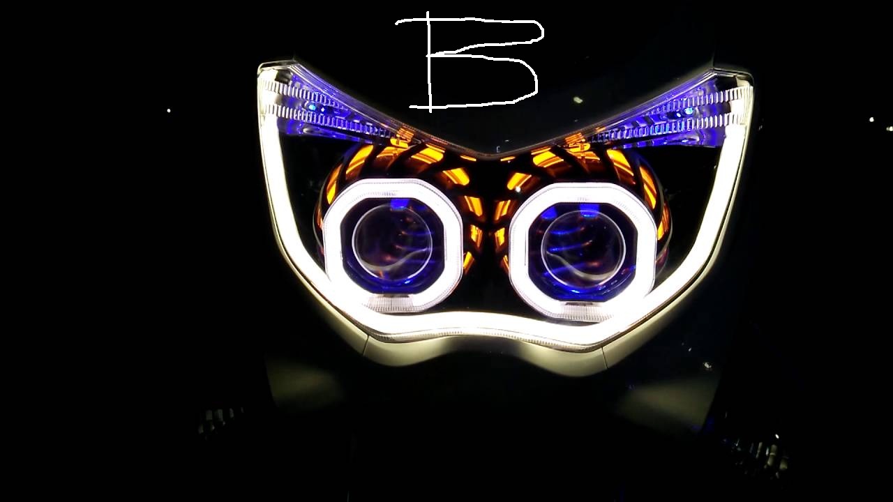 Jual Lampu Variasi Nmax Angel Eyes Demon Eyes Devil Eyes Projie