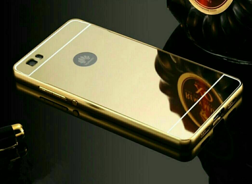Huawei P8 Lite Aluminium Metal Bumper Mirror Cover Hard Back Case