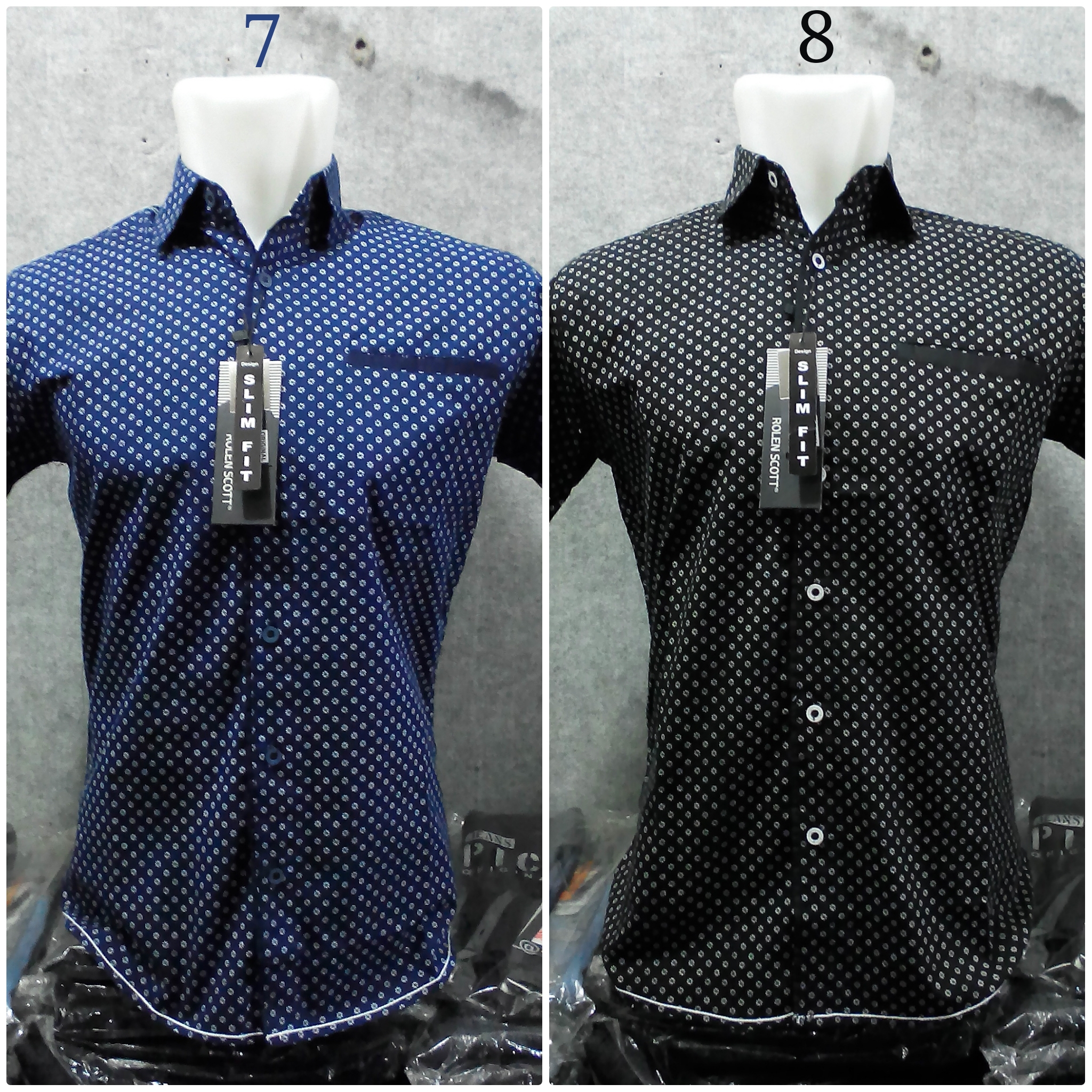 Jual Grosir Kemeja Slim Fit Pria Bukan Alisan Keren Doby Panjang Kombinasi Pundak Slimfit Update Murah