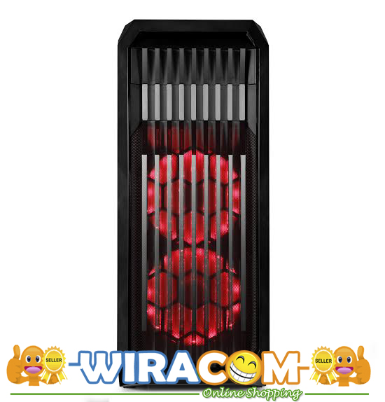 Jual CUBE GAMING JEZEN BLACK Full Acrylic Window 12CM cube gaming jezen black full acrylic window 12cm red led fan