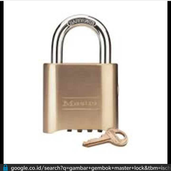 jual gembok master lock 50mm kombinasi nomer kuningan jual gembok master lock 50mm kombinasi nomer kuningan