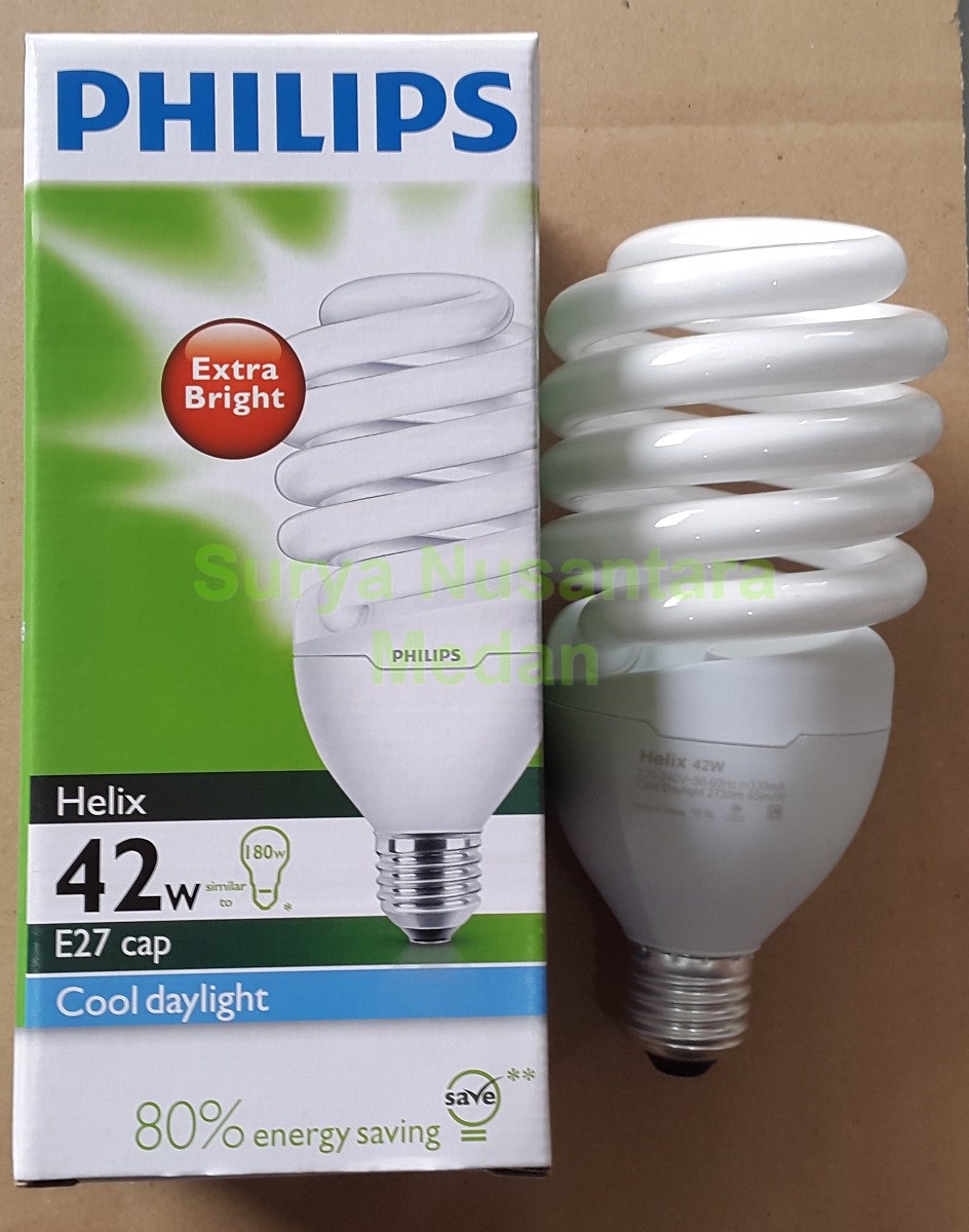 jual bohlam philips helix spiral 42w surya nusantara jual bohlam philips helix spiral 42w surya nusantara