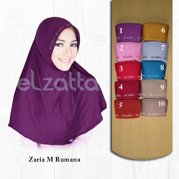 Kerudung Jilbab Instan Bergo Zaria M Rumana Elzatta Hijab