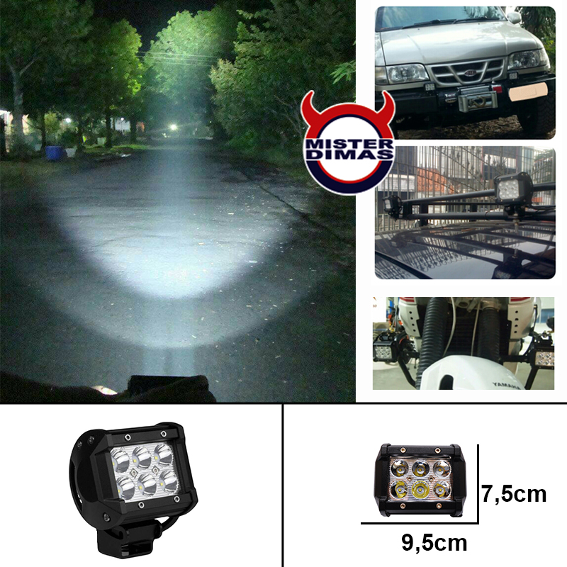 jual lu led sorot tembak offroad 18watt cree putih power bright di indonesia katalog or id jual lu led sorot tembak offroad 18watt cree putih power bright di indonesia katalog or id