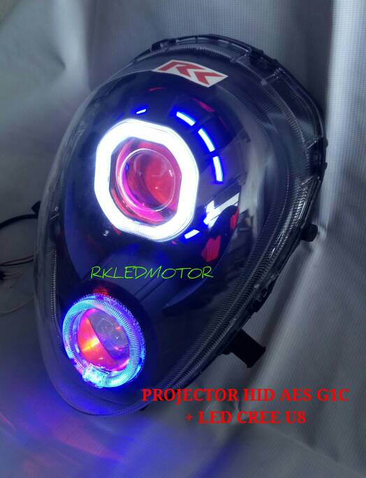 jual projector hid aes scoopy reflektor original honda jual projector hid aes scoopy reflektor original honda