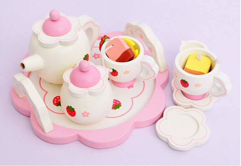 Jual Wooden Tea Set Mainan Kayu Garden Cubbyhouse jual wooden tea set mainan kayu garden cubbyhouse