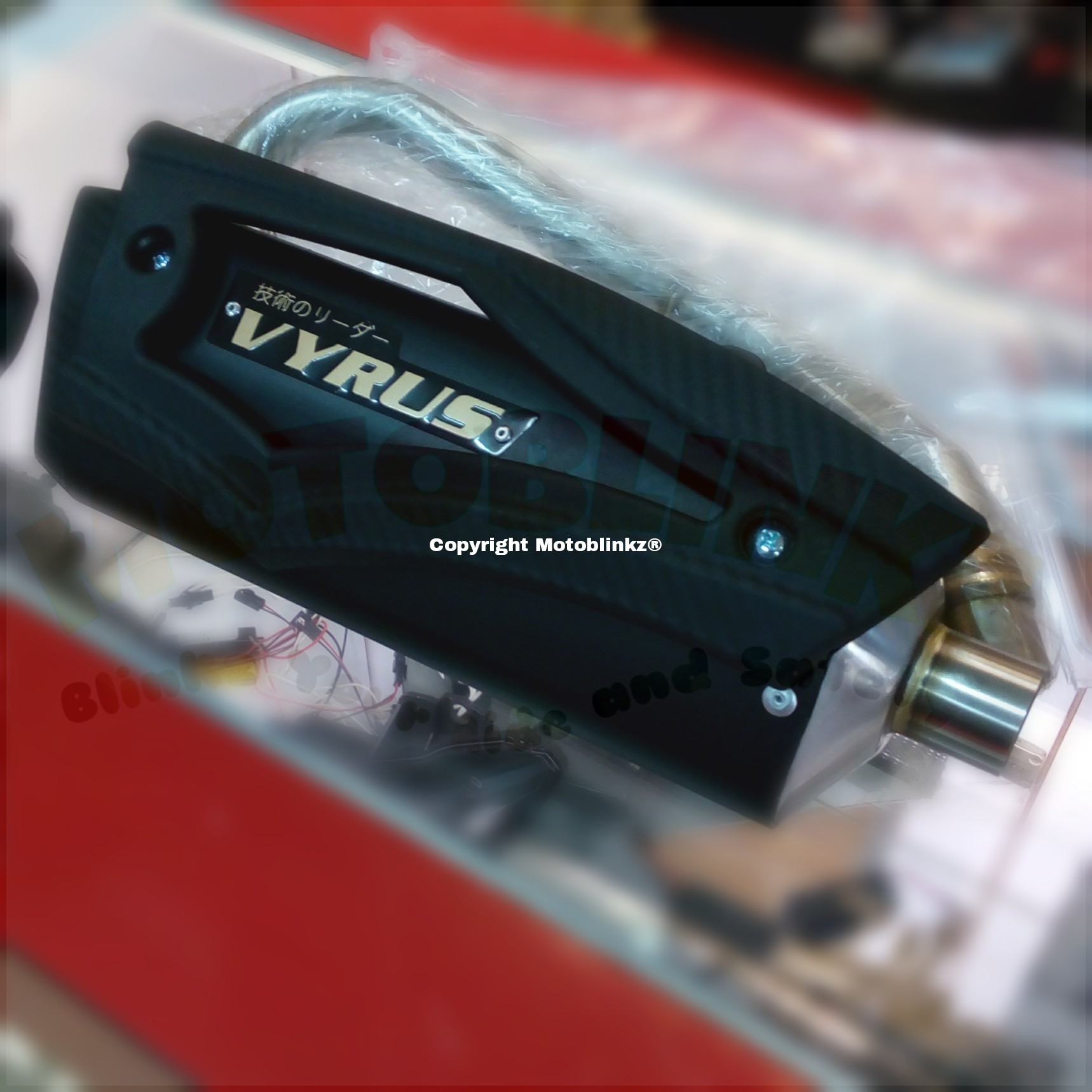 Jual Vyrus Knalpot Racing Yamaha NMAX Full System MOTOBLINKZ