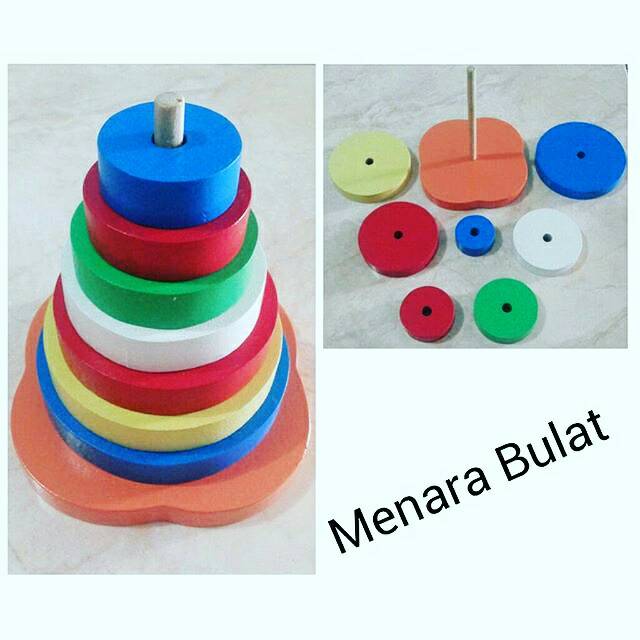 jual mainan edukatif menara bulat devtoyshop jual mainan edukatif menara bulat devtoyshop