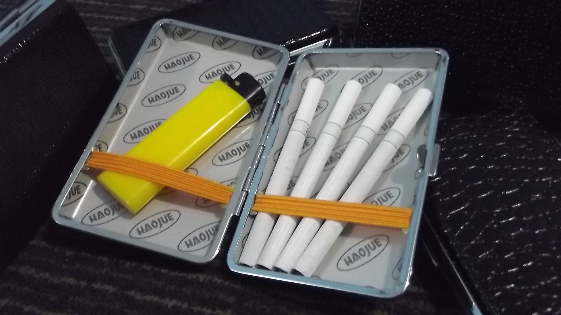 jual kotak rokok cigarete motif kulit hitam polos jual kotak rokok cigarete motif kulit hitam polos