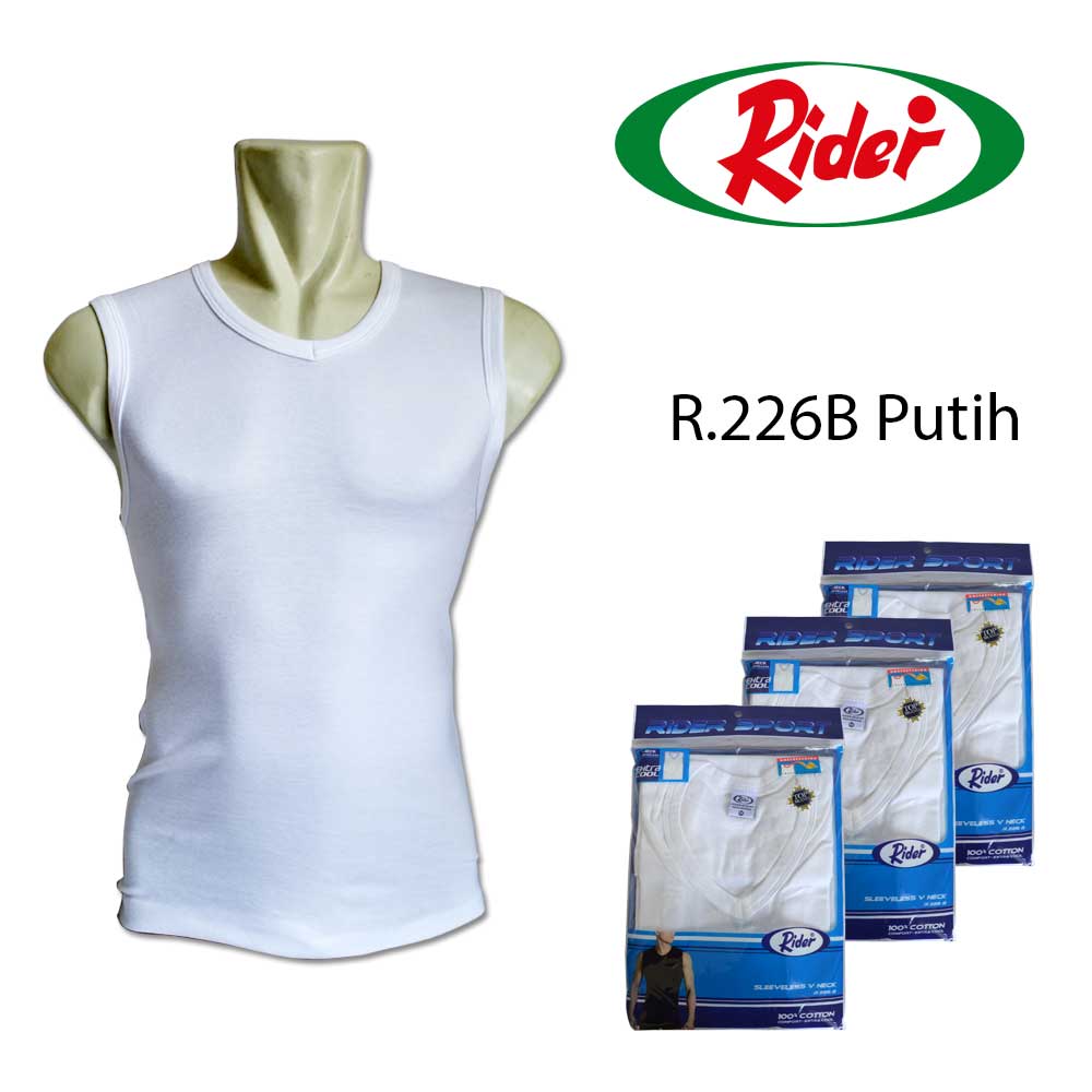 Rider Sport Tanga R330B. Source · Singlet Rider R226B Putih Vest