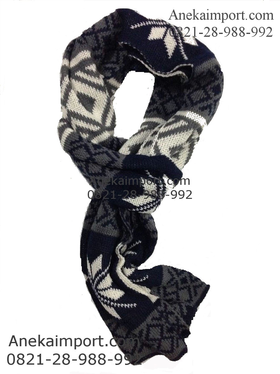 jual syal musim dingin scarf unisex bermotif longjohn jual syal musim dingin scarf unisex bermotif longjohn