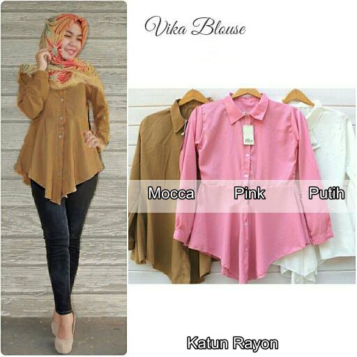 jual baju atasan murah vika blouse baju muslim baru di omjoni jual baju atasan murah vika blouse baju muslim baru di omjoni