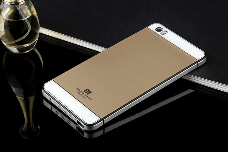 Jual Xiaomi Mi4i mi 4c Mi 4i mi4c Aluminium Frame Tempered Glass Back Case - Nexon