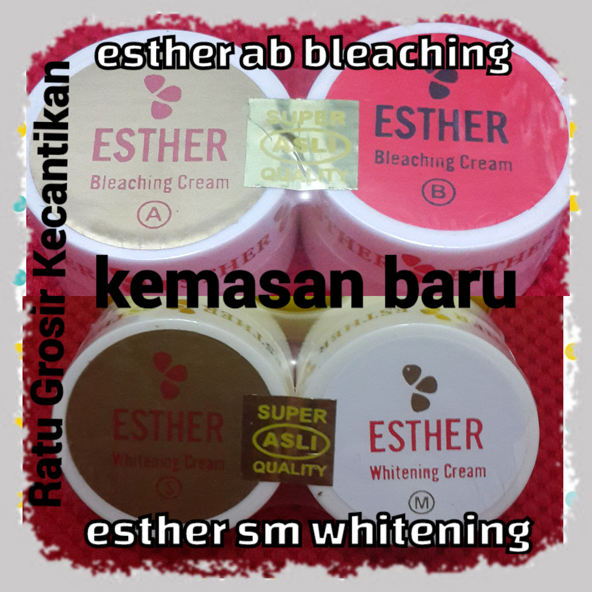 jual esther ab atau esther sm hanya creamnya saja tanpa sabun ratu grosir kecantikan jual esther ab atau esther sm hanya creamnya saja tanpa sabun ratu grosir kecantikan