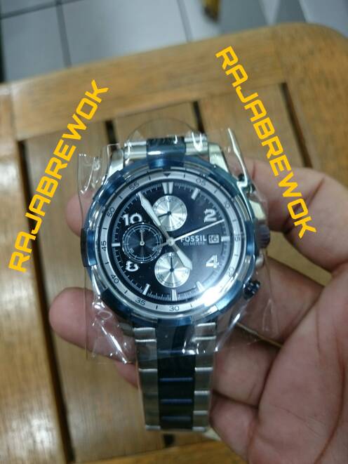 jual jam tangan fossil fs 5149 dean chronograph two tone jual jam tangan fossil fs 5149 dean chronograph two tone