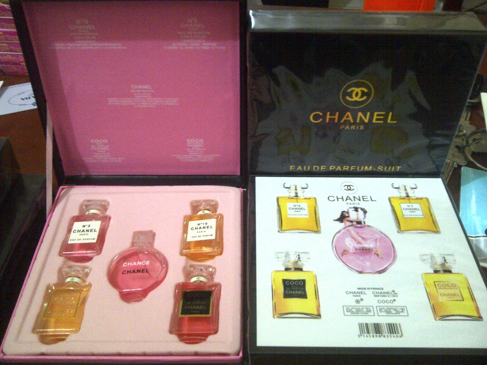 jual new parfum mini perfume miniature chanel set kotak jual new parfum mini perfume miniature chanel set kotak