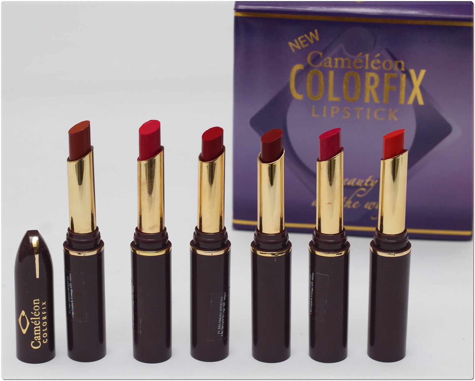 jual cameleon colorfix lipstick bpom lipstik color fix per 6 pcs box cosme store jual cameleon colorfix lipstick bpom lipstik color fix per 6 pcs box cosme store
