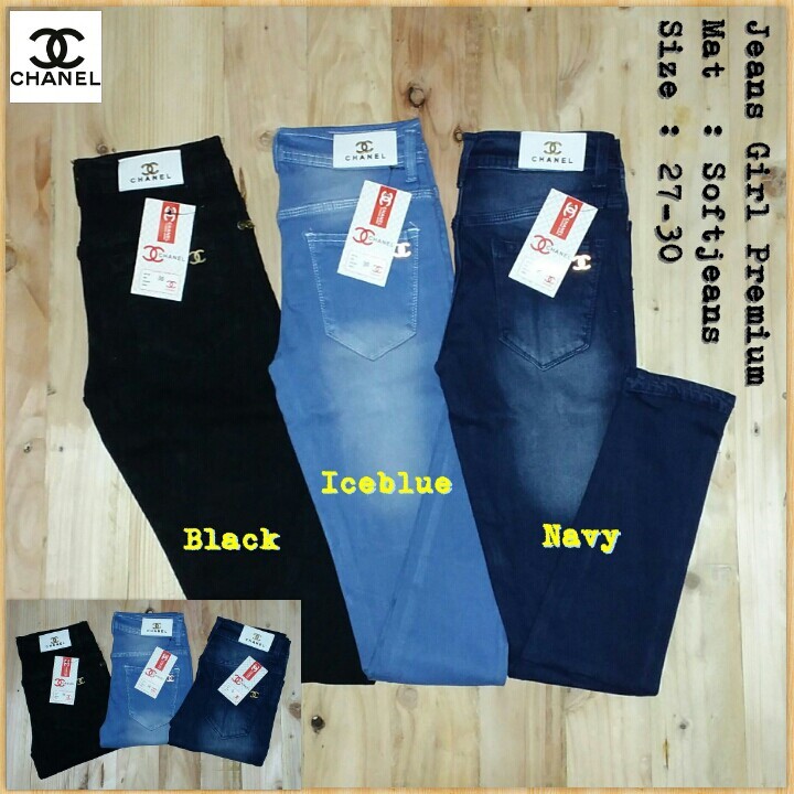 Celana Jeans GARMENT Wanita Panjang Pencil Jumbo Stretch HITAM BIRU | Shopee Indonesia. Source · Jual .