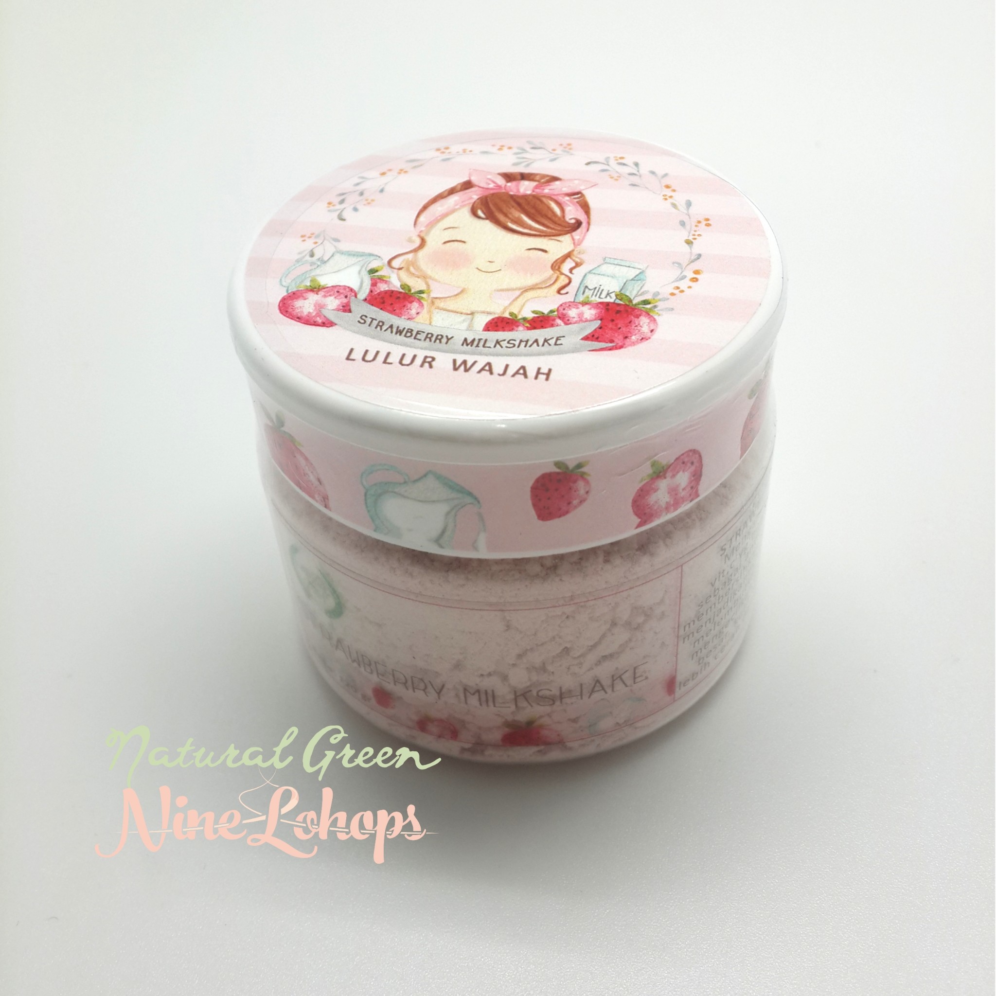 jual lulur wajah natural green