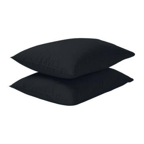 jual ikea dvala sarung bantal 50 x 80 cm hitam isi 2 pcs pufaluv jual ikea dvala sarung bantal 50 x 80 cm hitam isi 2 pcs pufaluv