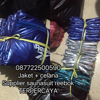 Harga Jas hujan reebok / adidas / sauna suit harga grosir