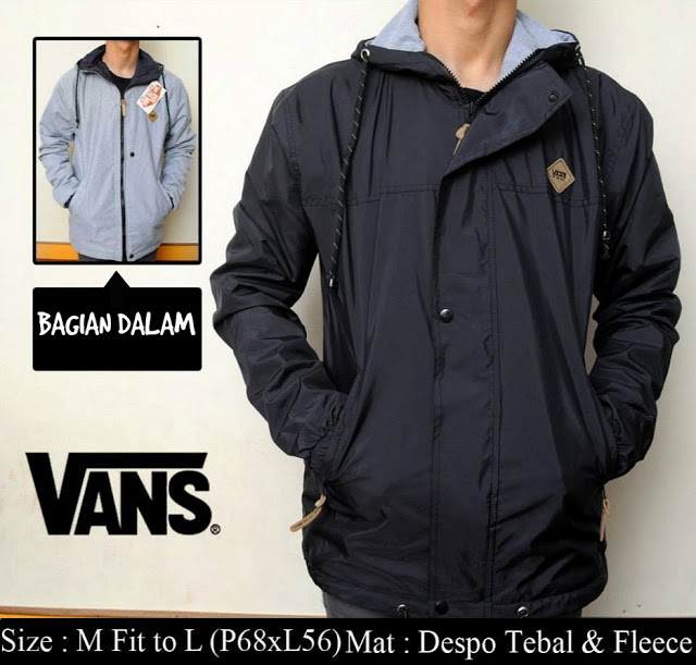 JAKET PARKA HOODIE POLOS ORIGINAL B.G.S.R NAVY - ready stock. Source · Jual Jaket Parasut