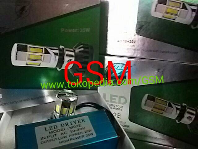 Harga LAMPU UTAMA RTD LED 6 SISI AC DC PNP COCOKSEMUA UNIVERSAL MOTOR MOBIL