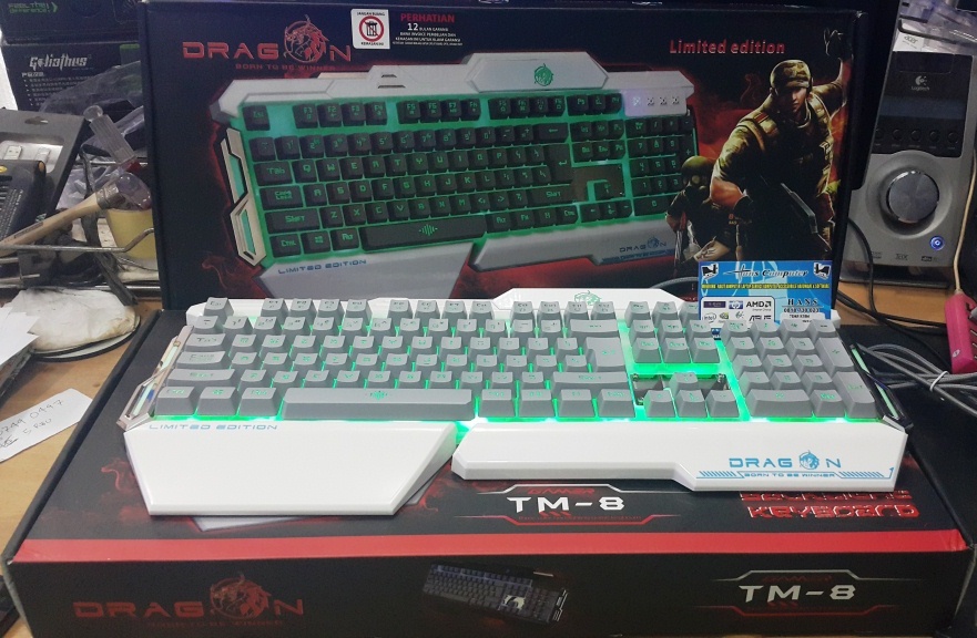jual keyboard gaming tm8 anti ghosting semi mechanical hans computer jual keyboard gaming tm8 anti ghosting semi mechanical hans computer